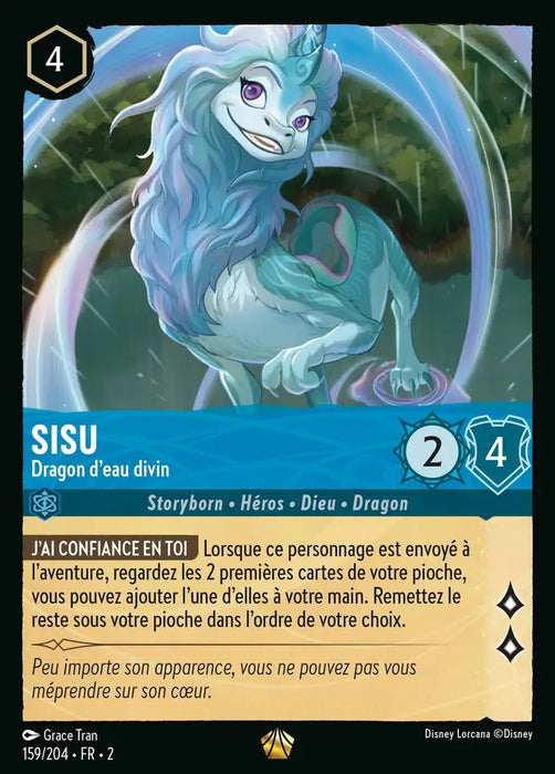 Sisu - Dragon d'eau divin (159/204) - Légendaire - Cold Foil