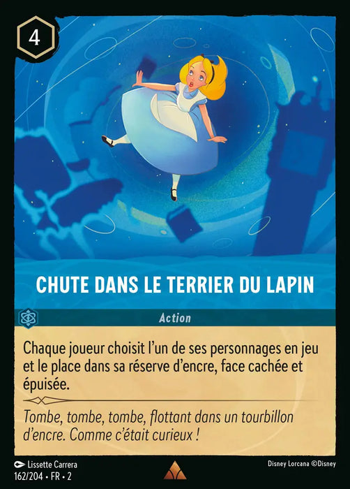 Chute dans le terrier du lapin (162/204) - Rare - Cold Foil