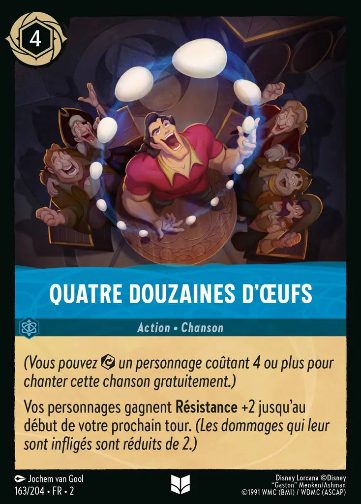Quatre douzaines d'oeufs (163/204) - Inhabituelle - Cold Foil