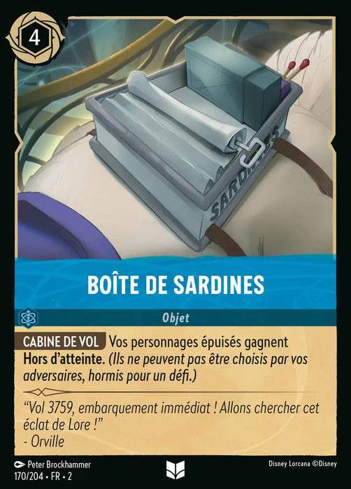 Boîte de sardines (170/204) - Inhabituelle - Cold Foil