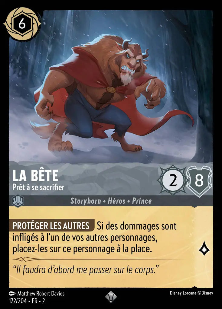 La Bête - Prêt à se sacrifier (172/204) - Très Rare - Cold Foil