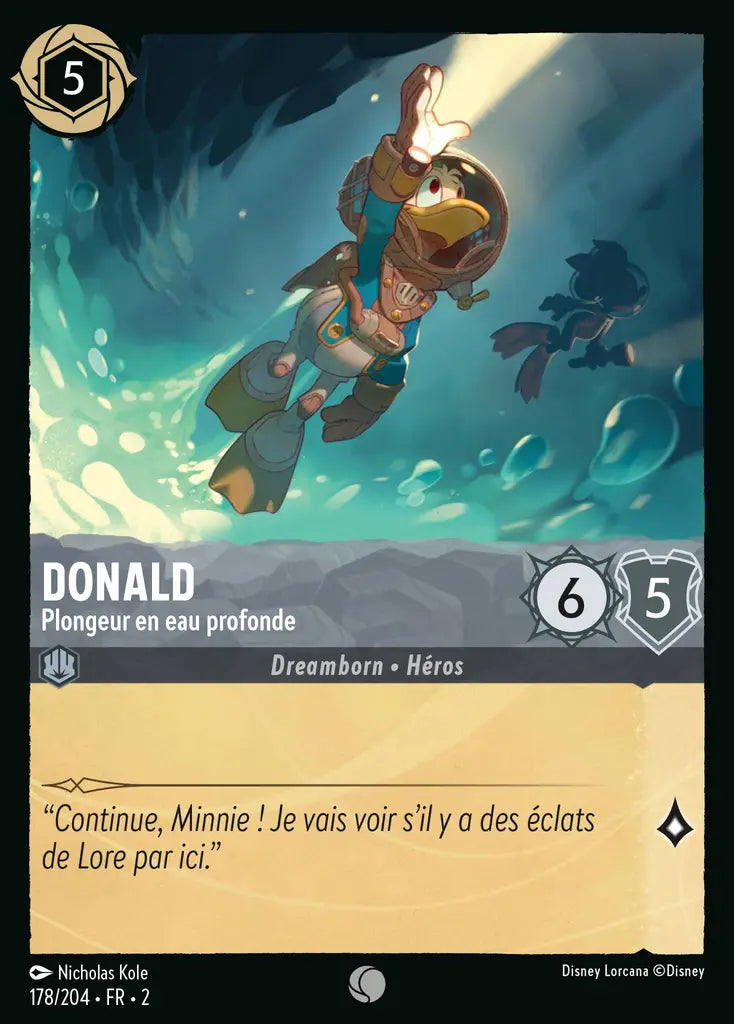 Donald - Plongeur en eau profonde (178/204) - Commune