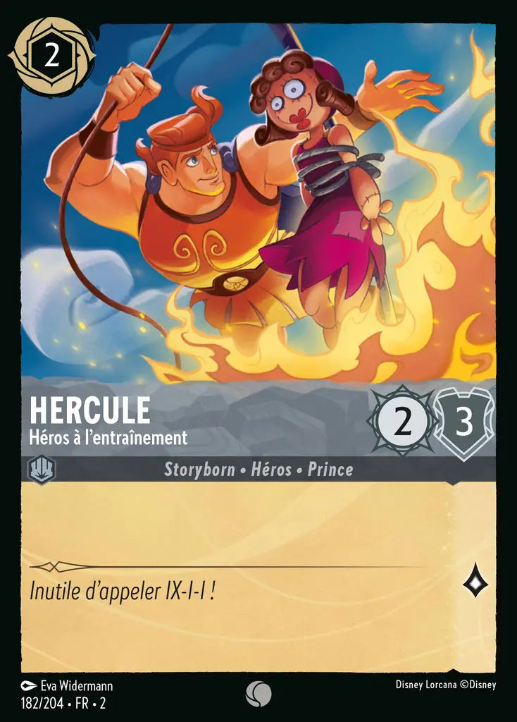 Hercule - Héros à l'entraînement (182/204) - Commune - Cold Foil