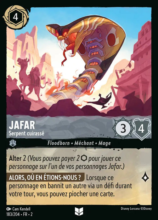Jafar - Serpent cuirassé (183/204) - Inhabituelle - Cold Foil