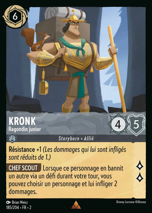 Kronk - Ragondin Junior (185/204) - Rare - Cold Foil