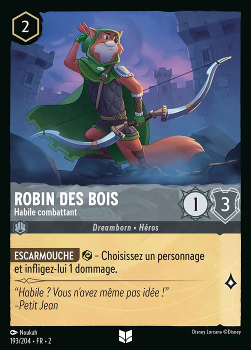 Robin des bois - Habile combattant (193/204) - Inhabituelle - Cold Foil