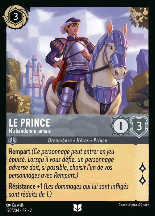 Le Prince - N'abandonne jamais (195/204) - Inhabituelle - Cold Foil