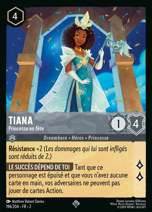 Tiana - Princesse en fête (196/204) - Très Rare