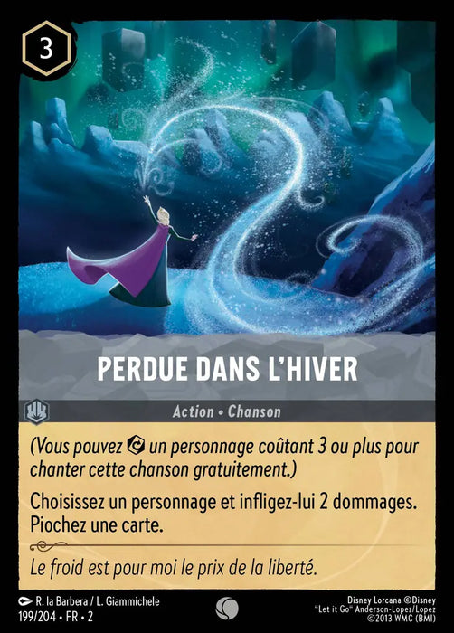 Perdue dans l'hiver (199/204) - Commune - Cold Foil