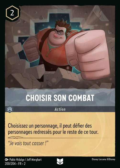 Choisir son combat (200/204) - Inhabituelle