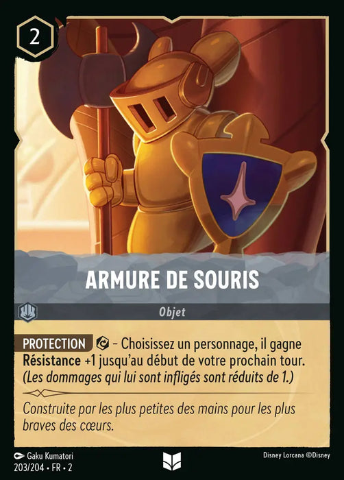 Armure de souris (203/204) - Inhabituelle - Cold Foil