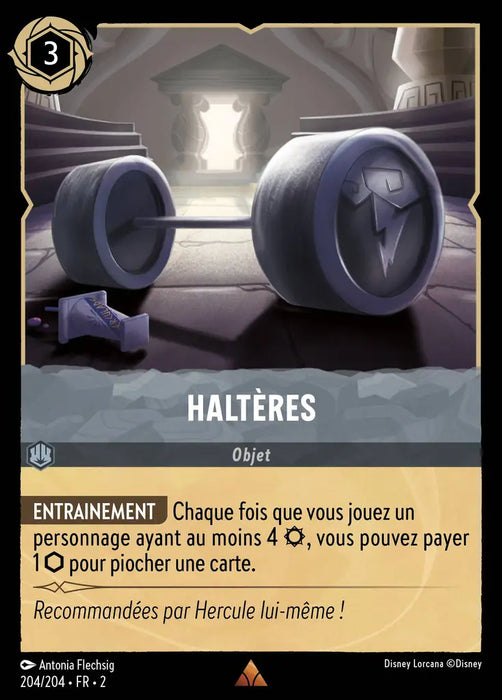 Haltères (204/204) - Rare - Cold Foil