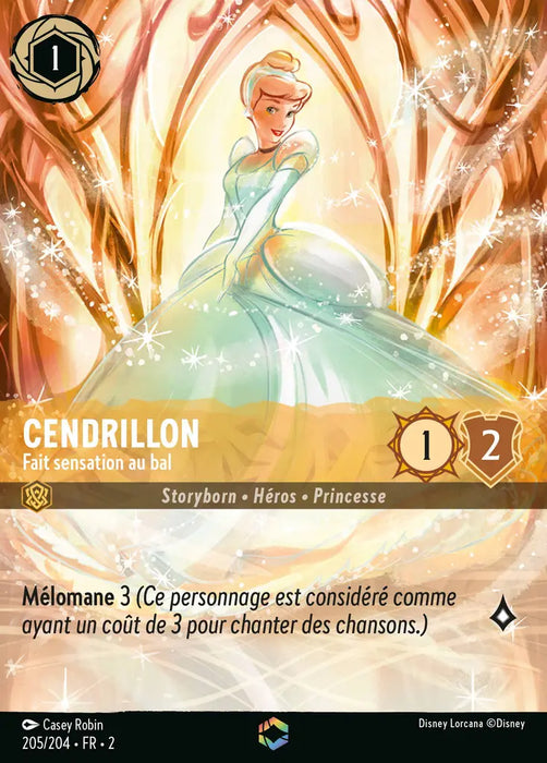 Cendrillon - Fait sensation au bal (Enchantée) (205/204) - Enchantée - Holofoil