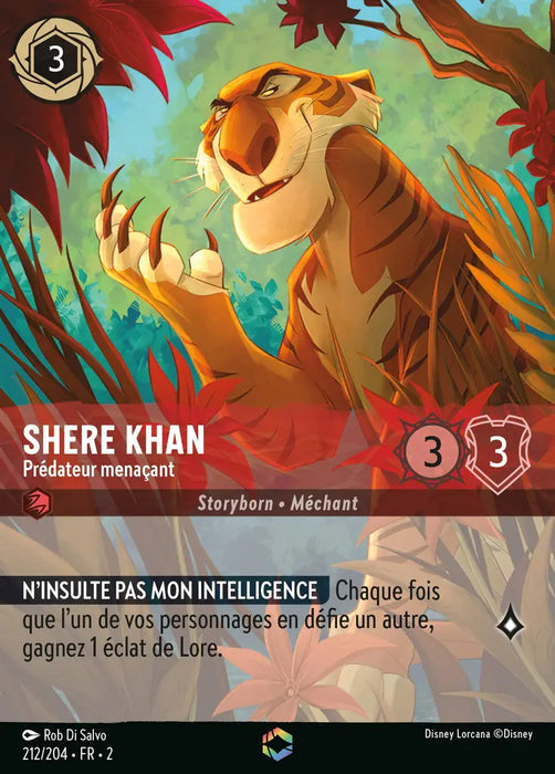 Shere Khan - Prédateur menaçant (Enchantée) (212/204) - Enchantée - Holofoil
