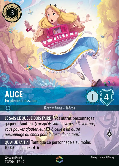 Alice - En pleine croissance (Enchantée) (213/204) - Enchantée - Holofoil