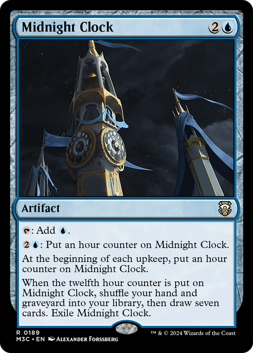 Midnight Clock (M3C-189) - rare - Foil