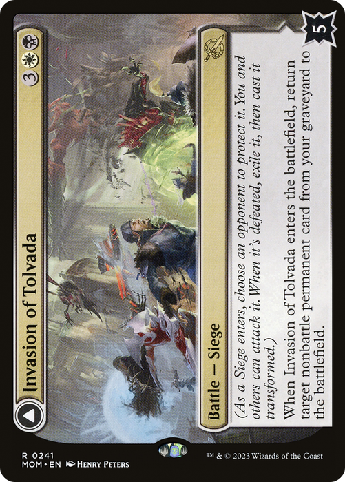 Invasion of Tolvada // The Broken Sky (MOM-241) - rare - Foil