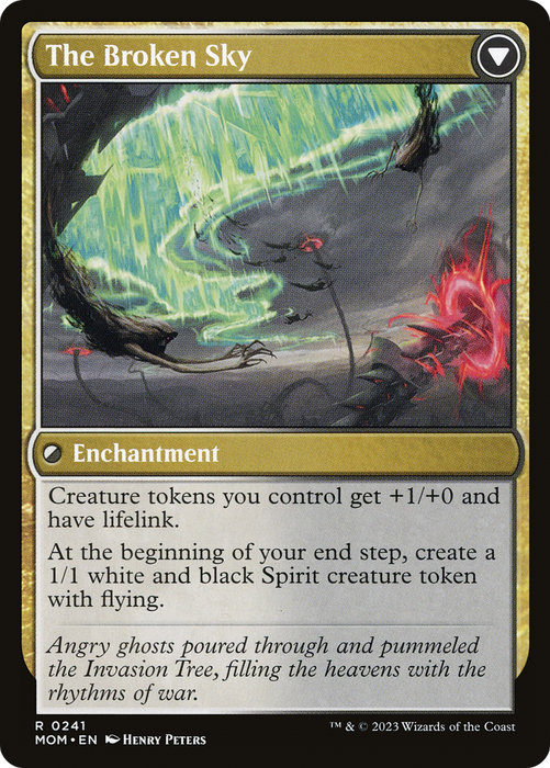 Invasion of Tolvada // The Broken Sky (MOM-241) - rare - Foil