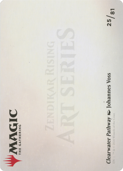 Clearwater Pathway // Clearwater Pathway (AZNR-025) - common (Borderless) - Foil