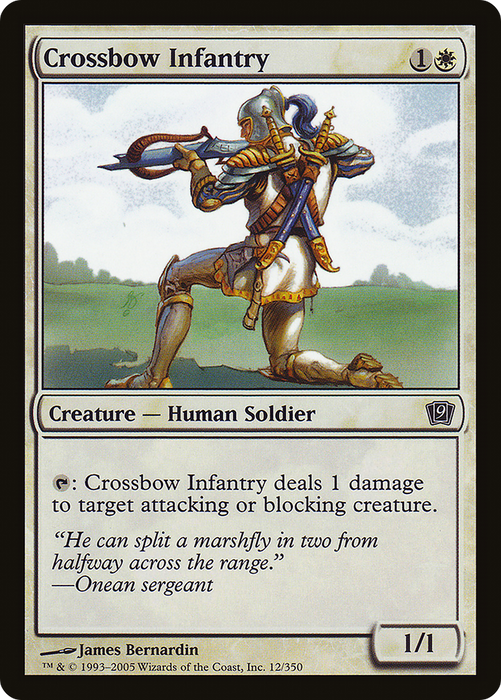 Crossbow Infantry (9ED-12★) - common - Foil