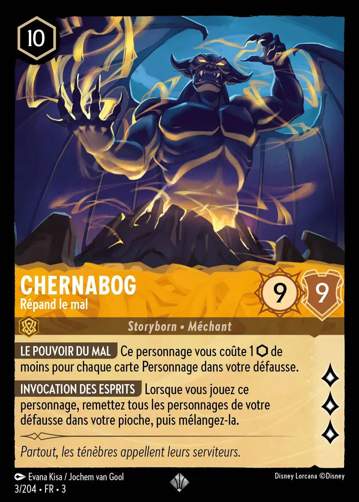Chernabog - Répand le mal (3/204) - Très Rare