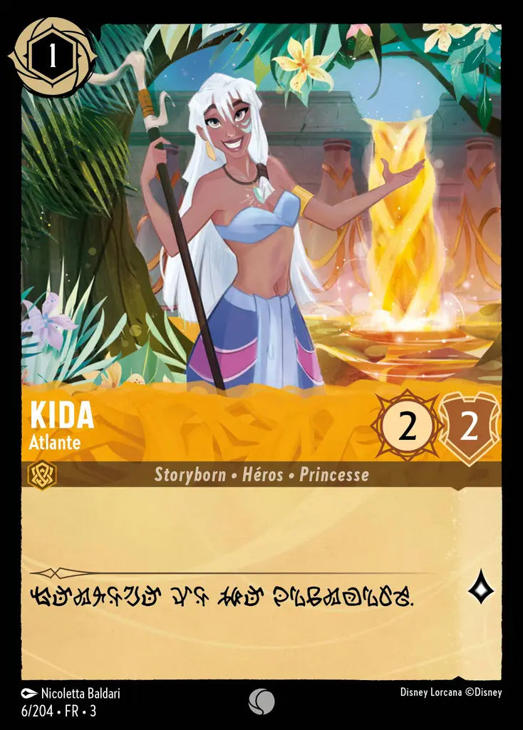 Kida - Atlante (6/204) - Commune - Cold Foil
