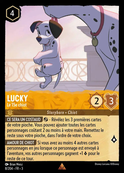Lucky - Le 15e Chiot (8/204) - Rare - Cold Foil