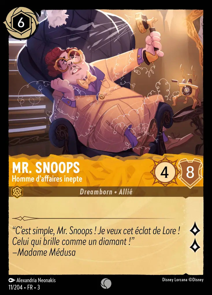 Mr. Snoops - Homme d'affaires inepte (11/204) - Commune - Cold Foil
