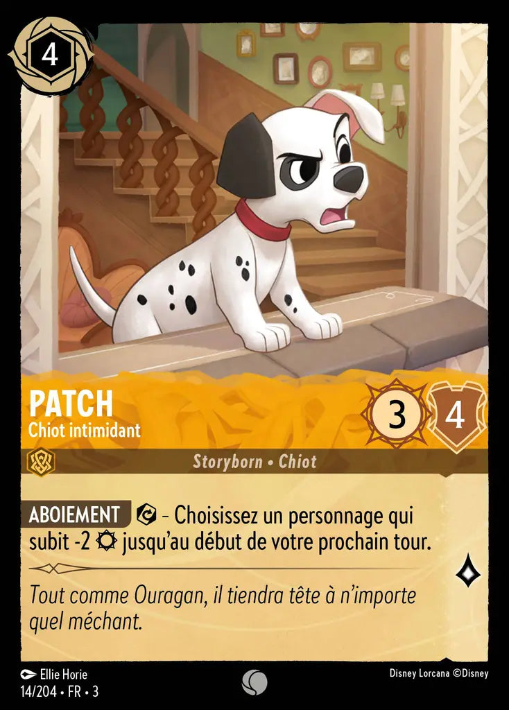 Patch - Chiot intimidant (14/204) - Commune - Cold Foil