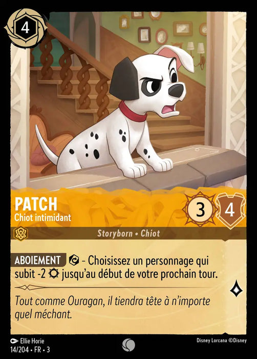Patch - Chiot intimidant (14/204) - Commune - Cold Foil