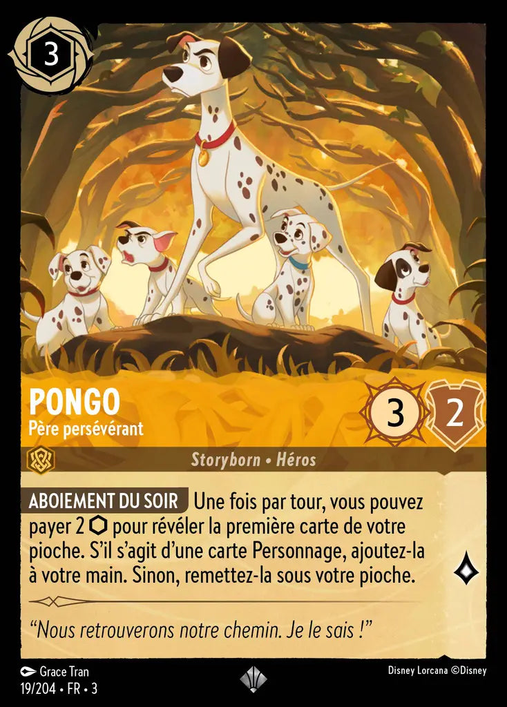 Pongo - Père persévérant (19/204) - Très Rare - Cold Foil