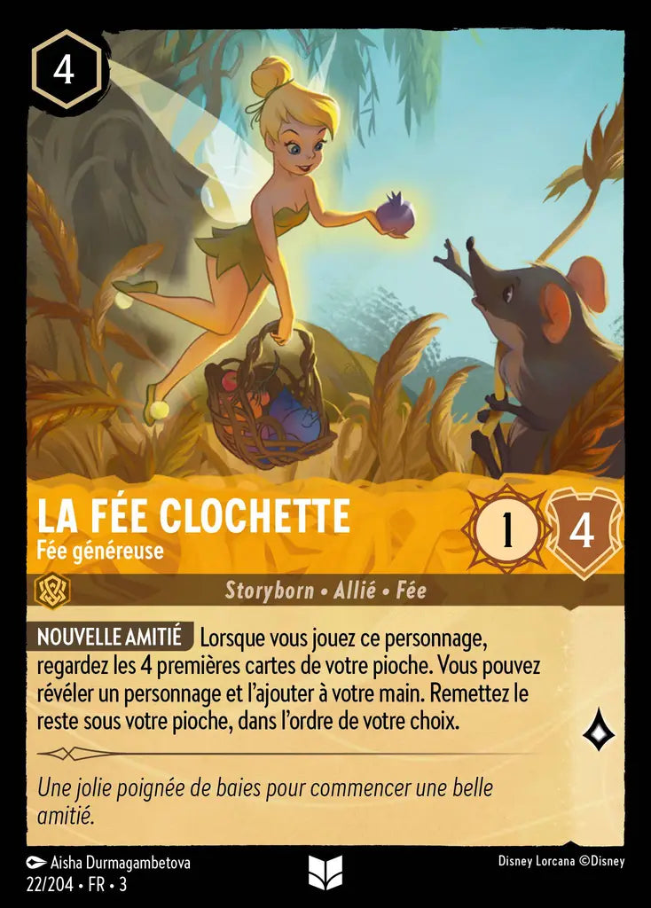 La Fée Clochette - Fée généreuse (22/204) - Inhabituelle
