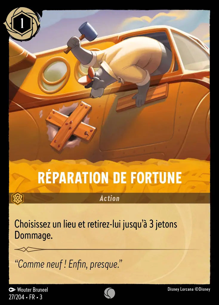 Réparation de fortune (27/204) - Commune