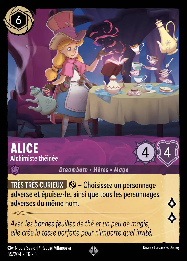 Alice - Alchimiste théinée (35/204) - Très Rare