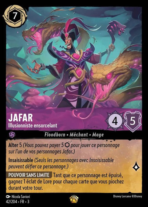 Jafar - Illusionniste ensorcelant  (42/204) - Légendaire