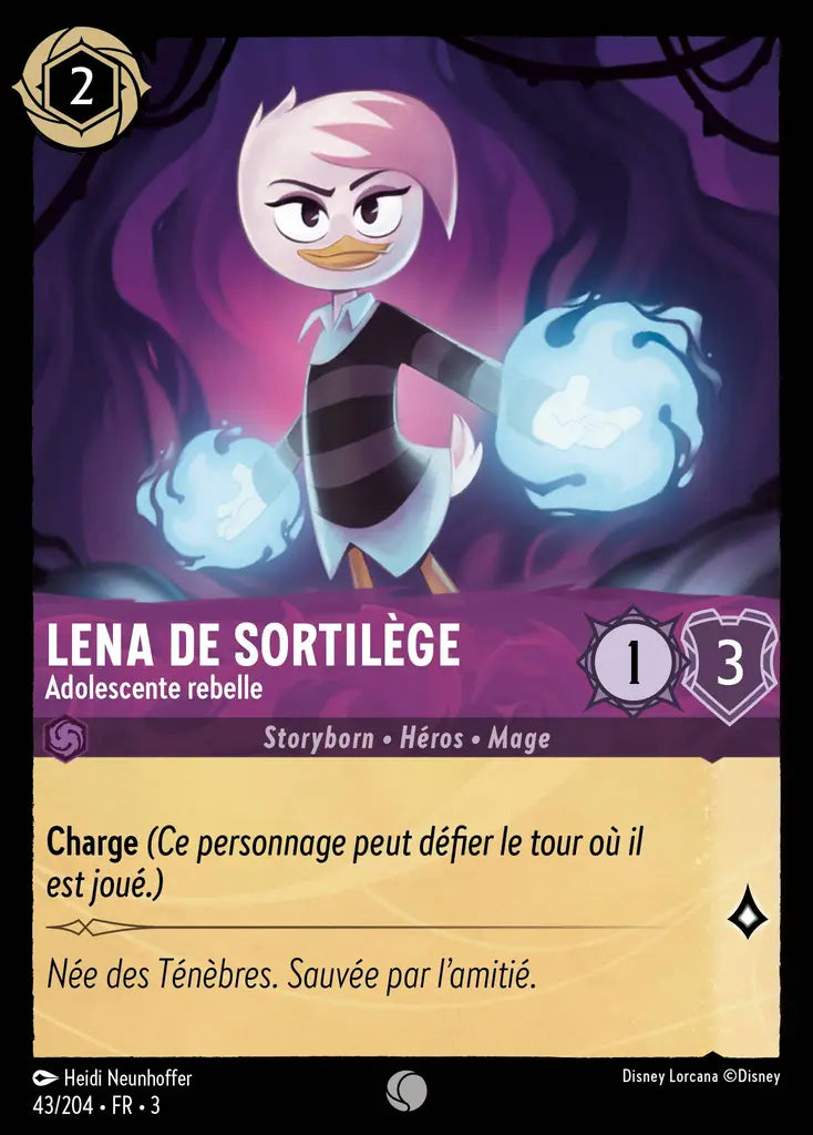 Lena de Sortilège - Adolescente rebelle (43/204) - Commune - Cold Foil