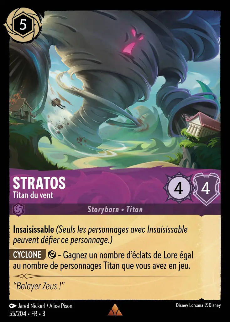 Stratos - Titan du Vent (55/204) - Rare