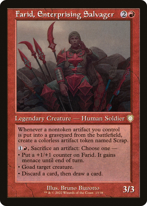 Farid, Enterprising Salvager (BRC-013) - rare