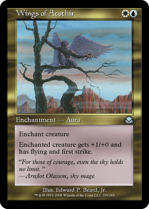 Wings of Aesthir (ME2-199) - uncommon - Foil
