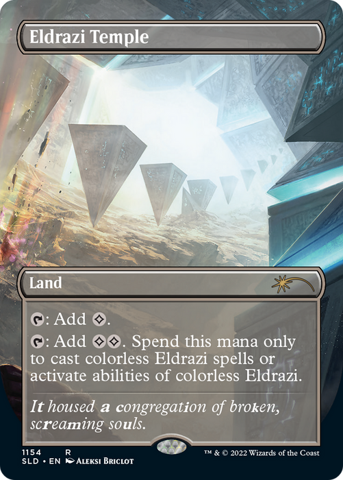 Eldrazi Temple (SLD-1154) - rare (Borderless)