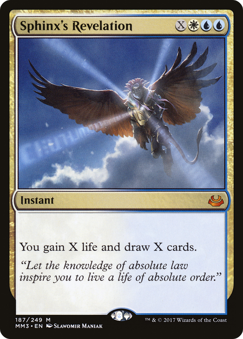 Sphinx's Revelation (MM3-187) - mythic - Foil
