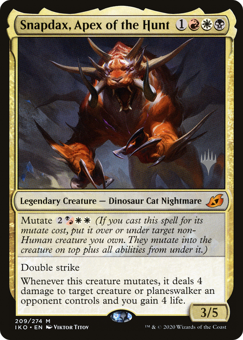 Snapdax, Apex of the Hunt (PPIKO-209P) - mythic
