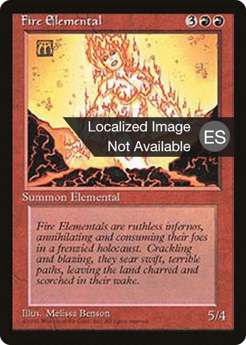 Fire Elemental (4BB-191) - uncommon