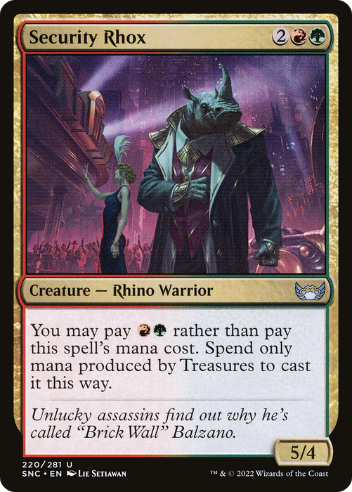 Security Rhox (SNC-220) - uncommon