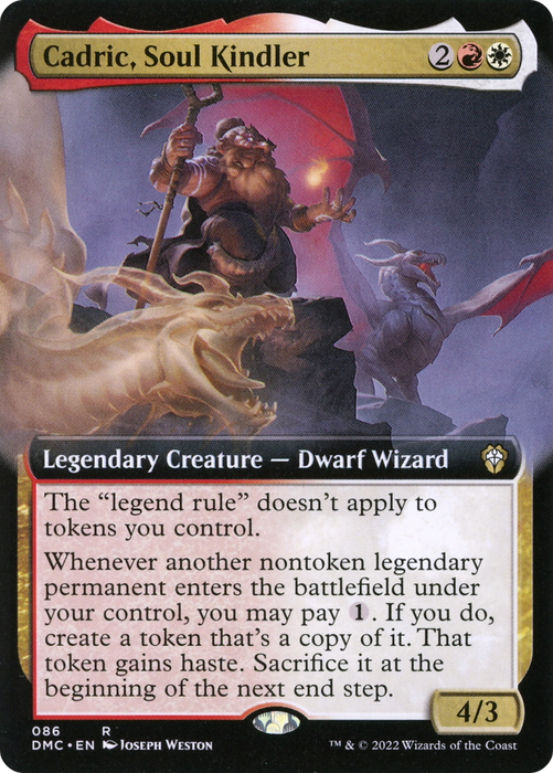 Cadric, Soul Kindler (DMC-086) - rare: (Extended Art)