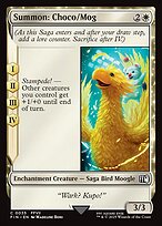 Summon: Choco/Mog (FIN-035) - common: (enchantment) - Foil