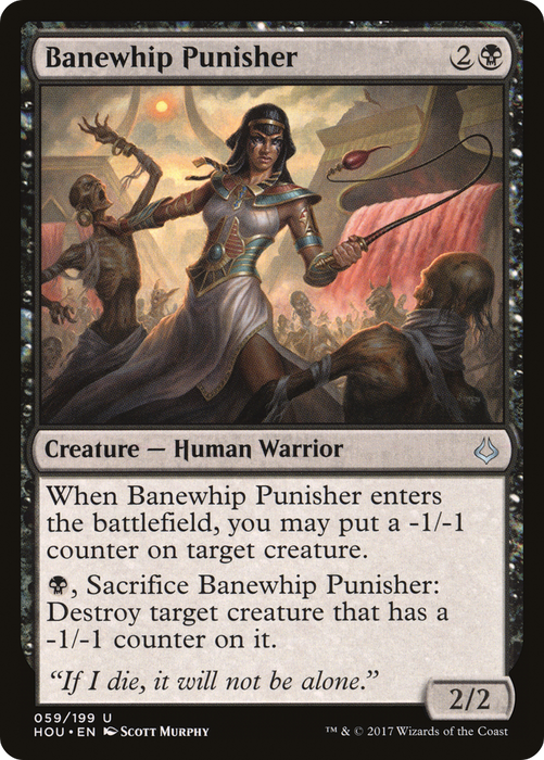 Banewhip Punisher (HOU-059) - uncommon - Foil