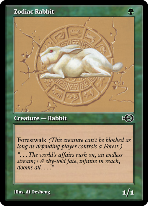 Zodiac Rabbit (PRM-35086) - common - Foil