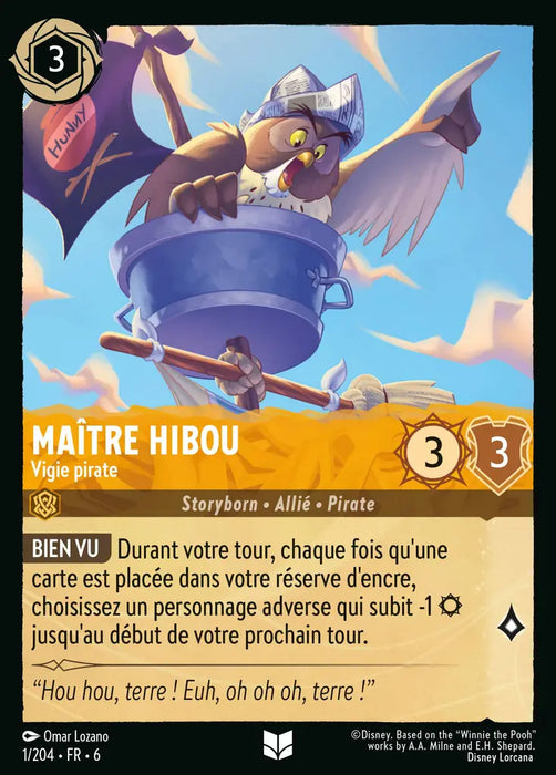 Maître hibou - Vigie pirate (1/204) - Inhabituelle