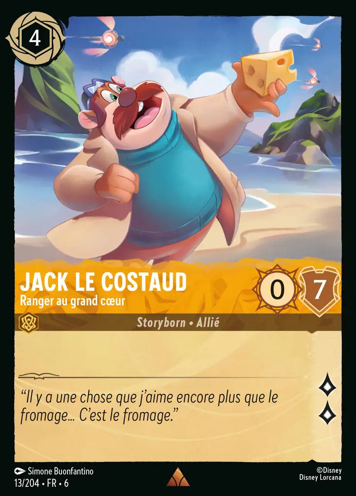 Jack le Costaud - Ranger au grand coeur (13/204) - Rare